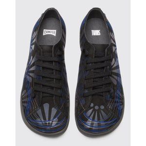 CAMPER Twins Black Blue Multicolor Casual Shoes - Women's Size US 7 / EU 37